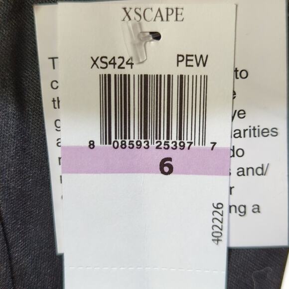 Xscape by Joanna Chen NWT One Shoulder Dress - Picture 9 of 10